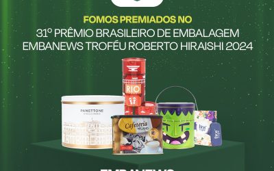 Brasilata conquista Troféu Roberto Hiraishi da Embanews com 5 embalagens